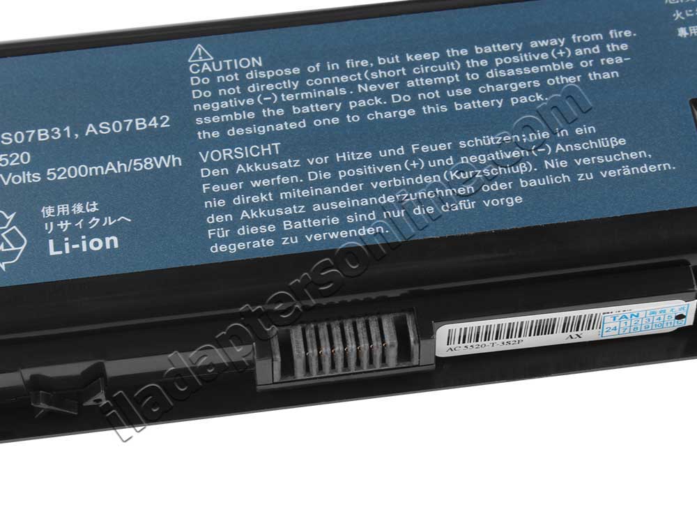 5200mAh Packard Bell EasyNote LJ61