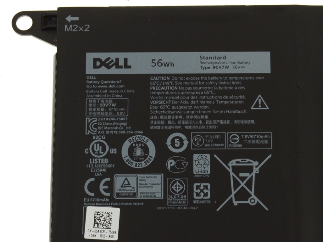 מקורי 52Whr מקורי Dell XPS 13-9343