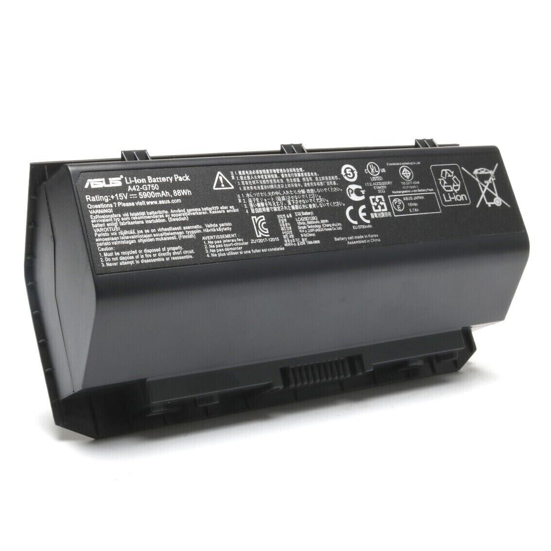 8 מקורי 5900mAh 88Whr מקורי Asus G750JS-T4085H G750JS-DS71 G750JS-RS71