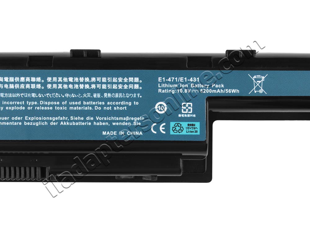 5200mAh סוללה Acer BT.00603.124 00603.128