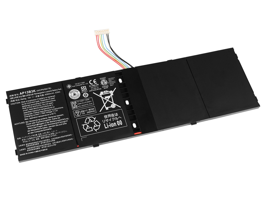 4 תא 53Whr מקורי Acer Aspire R7-571-53331225ass R7-571-53336G50ass