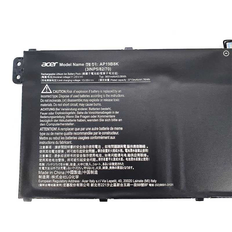 מקורי 11.4V 3831mAh 43.08Wh הסוללה של Acer Aspire 3 A317-53