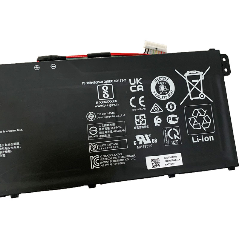 4590mAh 53Wh סוללה Acer Aspire Vero AV15-51-53J9(NX.AYCTA.001)