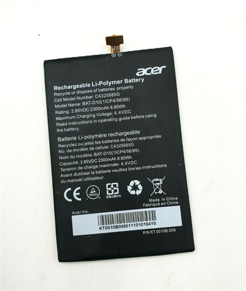 מקורי 2300mAh 8.85Wh סוללה Acer 1ICP4/56/85