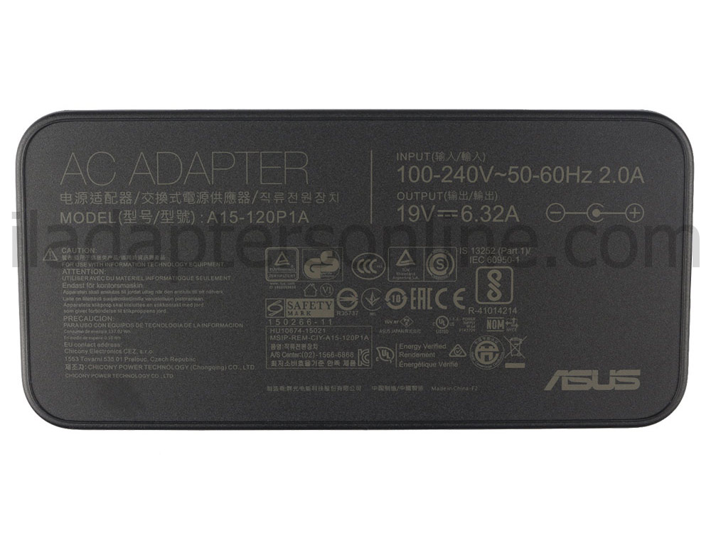 מקורי 120W Asus ADP-120RH BJ AC מתאם מטען