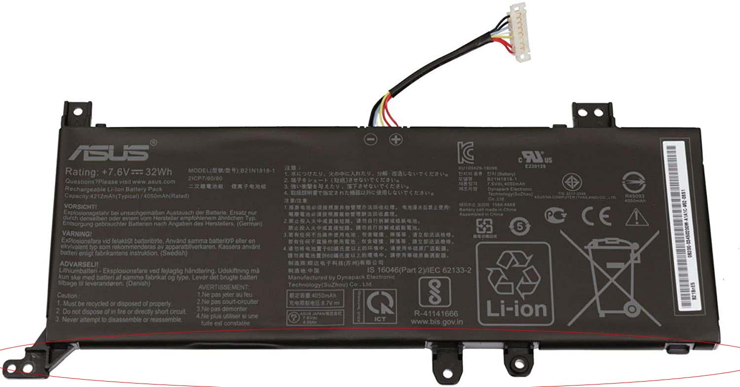 מקורי 32Wh 4050-4212mAh Asus 0B200-03450000 סוללה