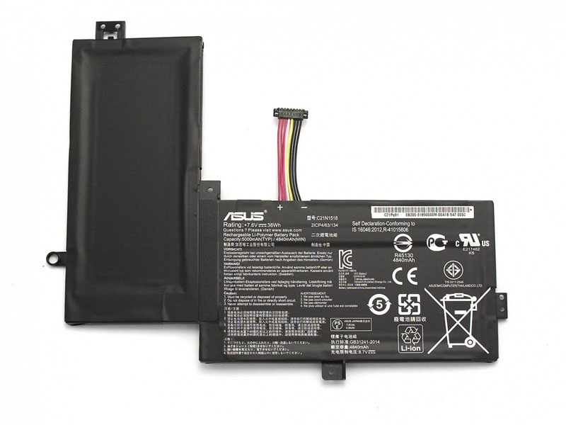 5000mAh 38Wh 2 תא מקורי Asus VivoBook Flip TP501UA-DN063T-BE