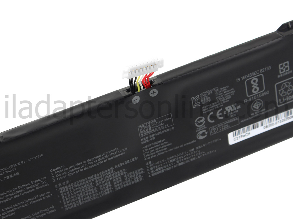 2 תא 4780mAh מקורי Asus VivoBook E402BA E402BP