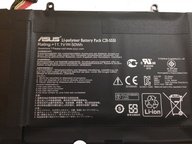 מקורי 3 תא 50Wh Asus R553LN מקורי