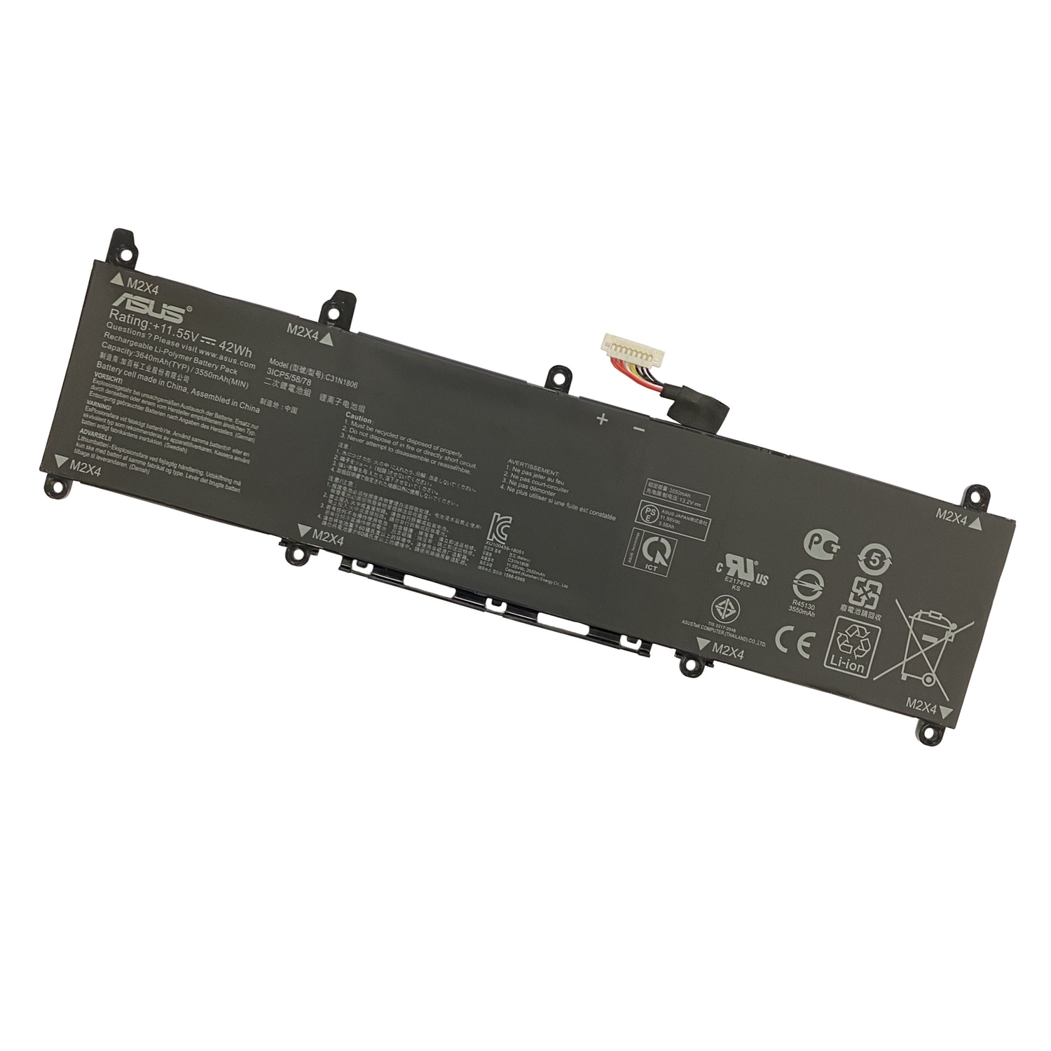 מקורי 3640mAh 42Wh סוללה Asus S330UA-GS8202T S330UA-GS8502T