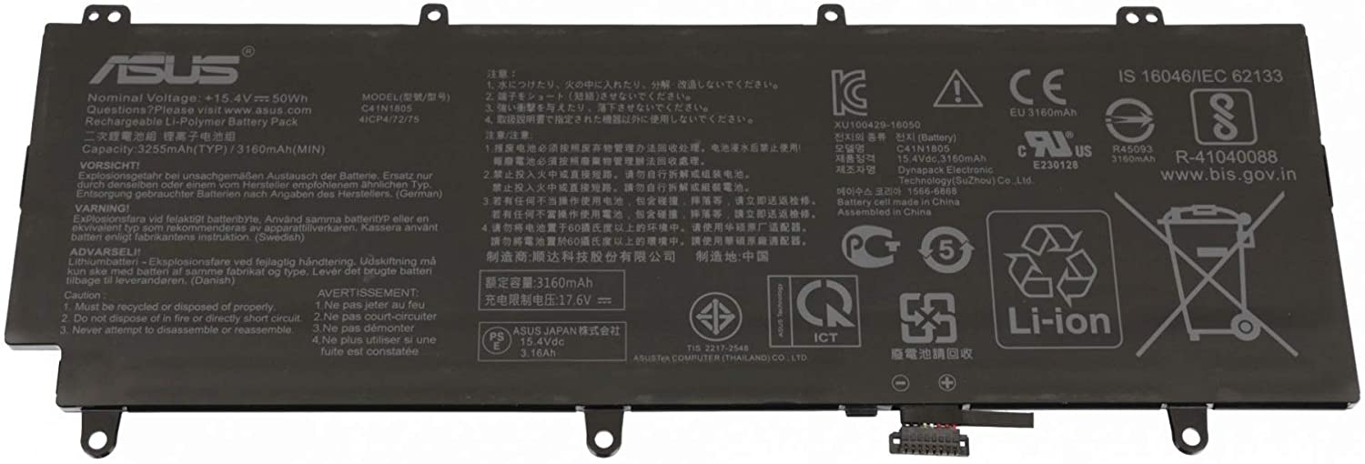 מקורי 3255mAh 50Wh סוללה Asus C41N1805