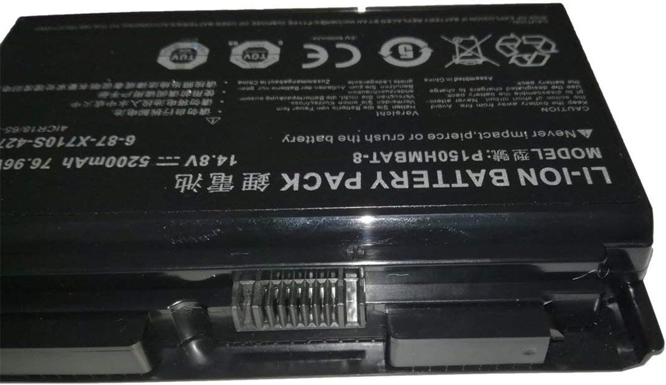 5200mAh סוללה Clevo 6-87-X710S-4274