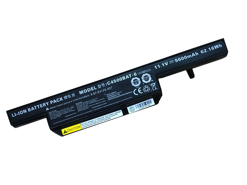 מקורי 5600mAh 62.16Wh סוללה Clevo 6-87-C480S-4G4