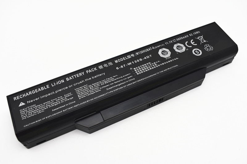 מקורי 5600mAh 62.16Wh סוללה Clevo 6-87-W130S-4D71