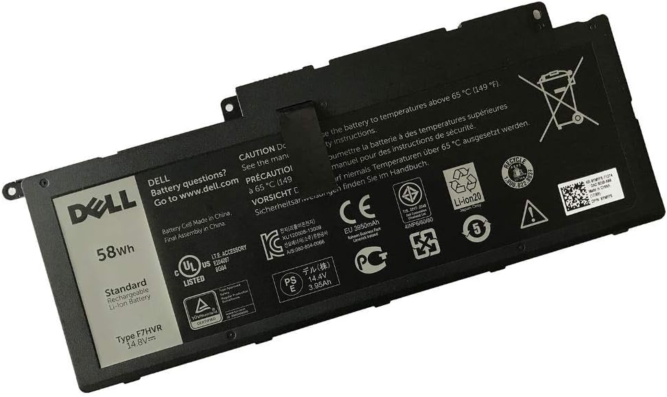 מקורי 4 תא 58Whr מקורי Dell Inspiron 15 7537 P36F