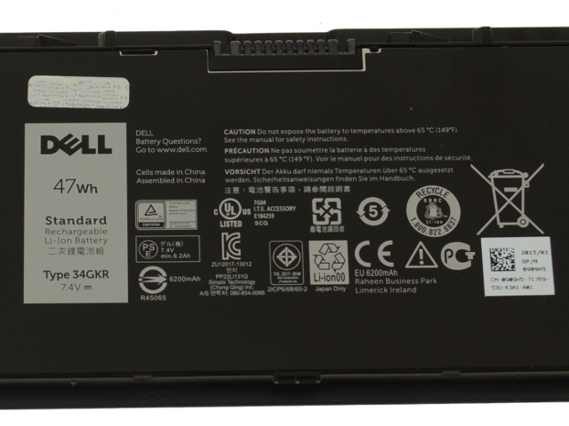 מקורי 4 תא 47Whr מקורי Dell G0G2M 451-BBFS