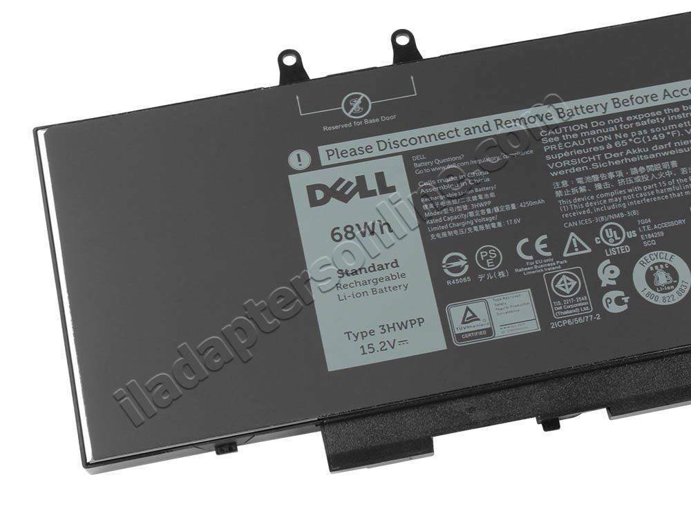 מקורי 4250mAh 68Wh סוללה Dell 3PCVM