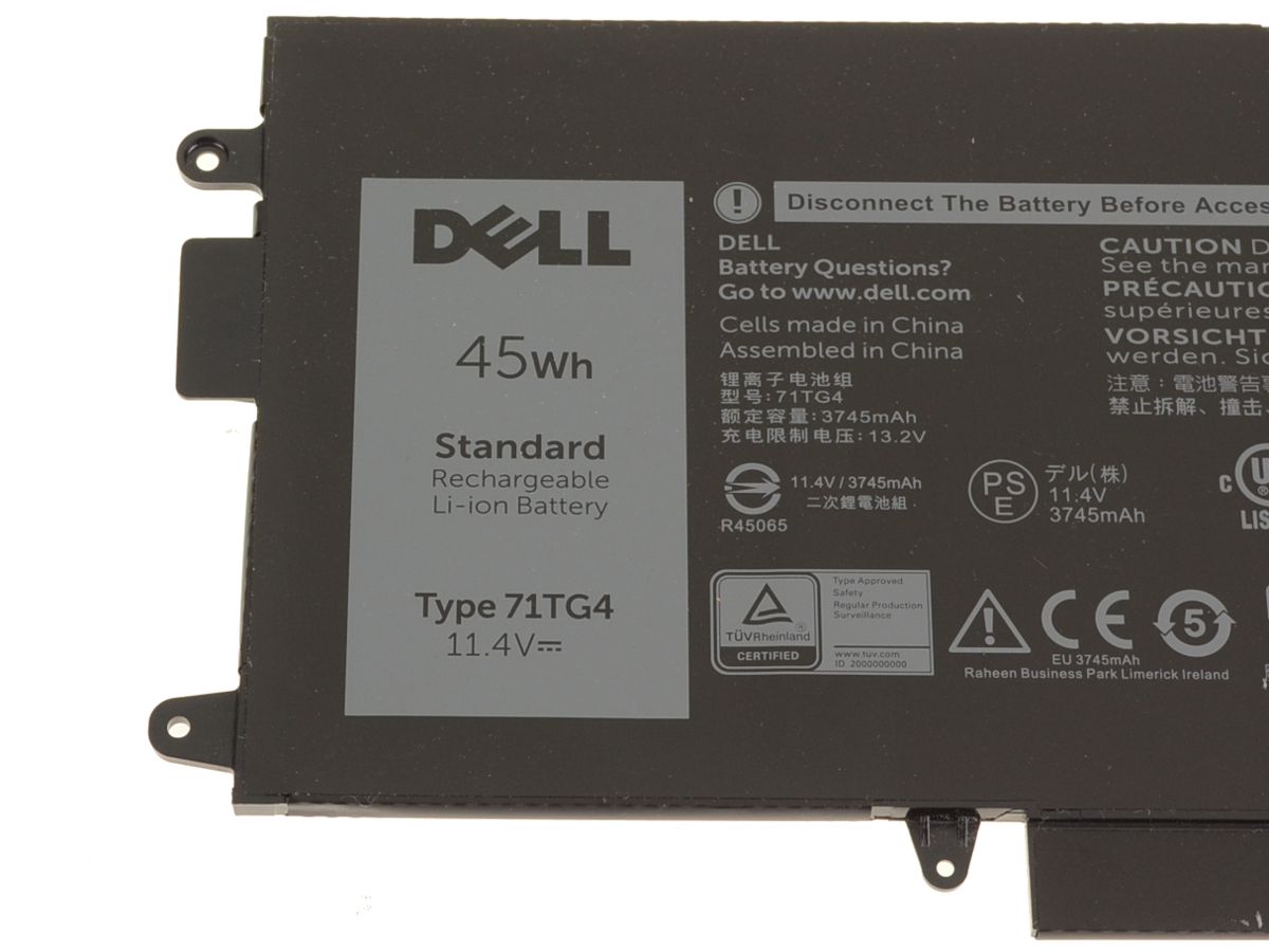 מקורי 3640mAh 41Wh סוללה Dell 2T9GV 7ITG4