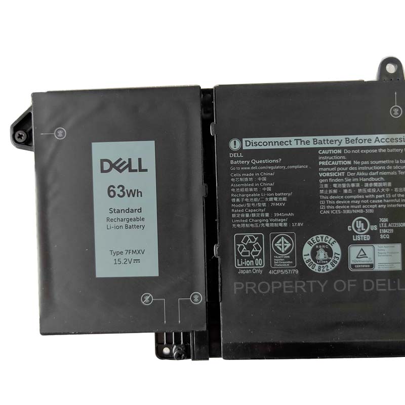 מקורי 4145mAh 63Wh סוללה Dell Latitude 7520