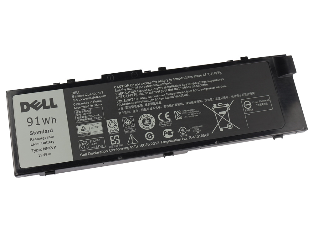 6 תא 91Wh Dell Precision 7510 P53F P53F001 מקורי