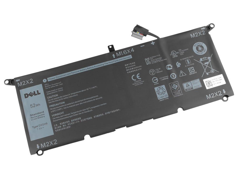 מקורי 6500mAh 52Wh סוללה Dell XPS 13 7390 P82G P82G003