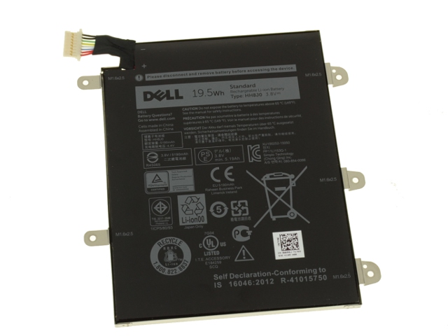 מקורי 19.5Wh 4 תא Dell HH8J0 0HH8J0 WXR8J FDD57 מקורי