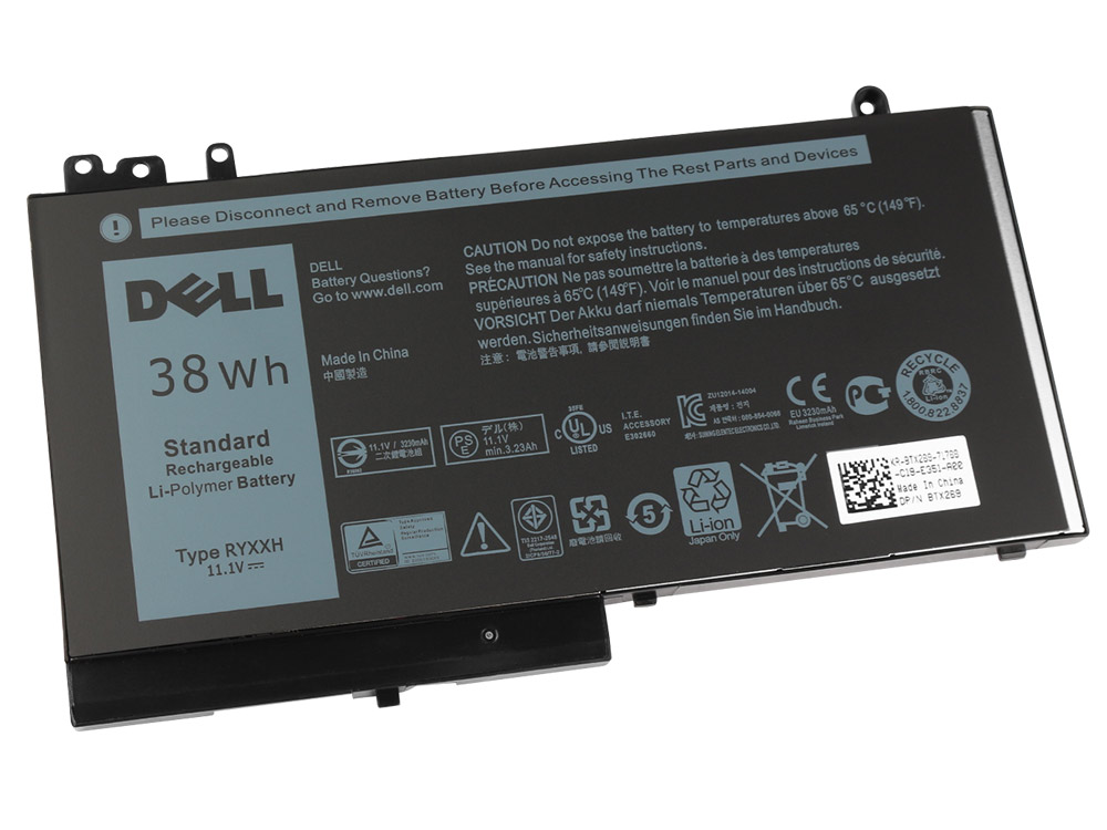 מקורי 38Wh 3 תא Dell Latitude 12 E5250 P25S001 מקורי