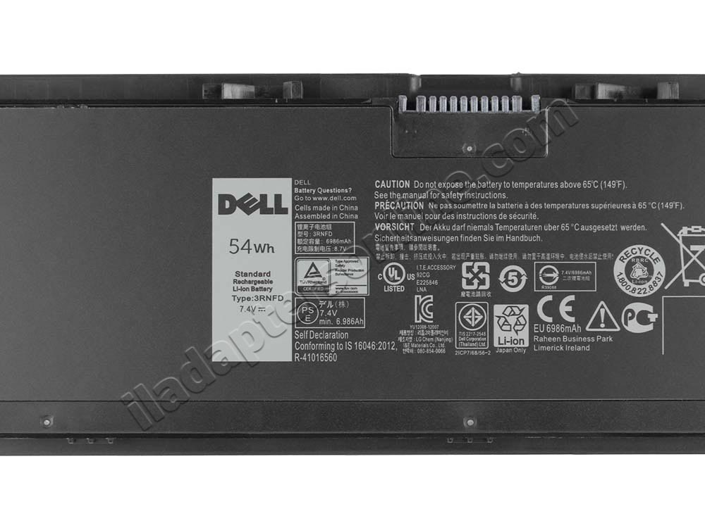 מקורית Dell Latitude E7440 סוללה 7300mAh 54Wh 6 תאים