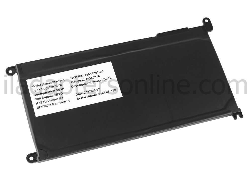 3500mAh 42Wh 3 תא Dell Latitude 3190 2-in-1 P26T003 תא