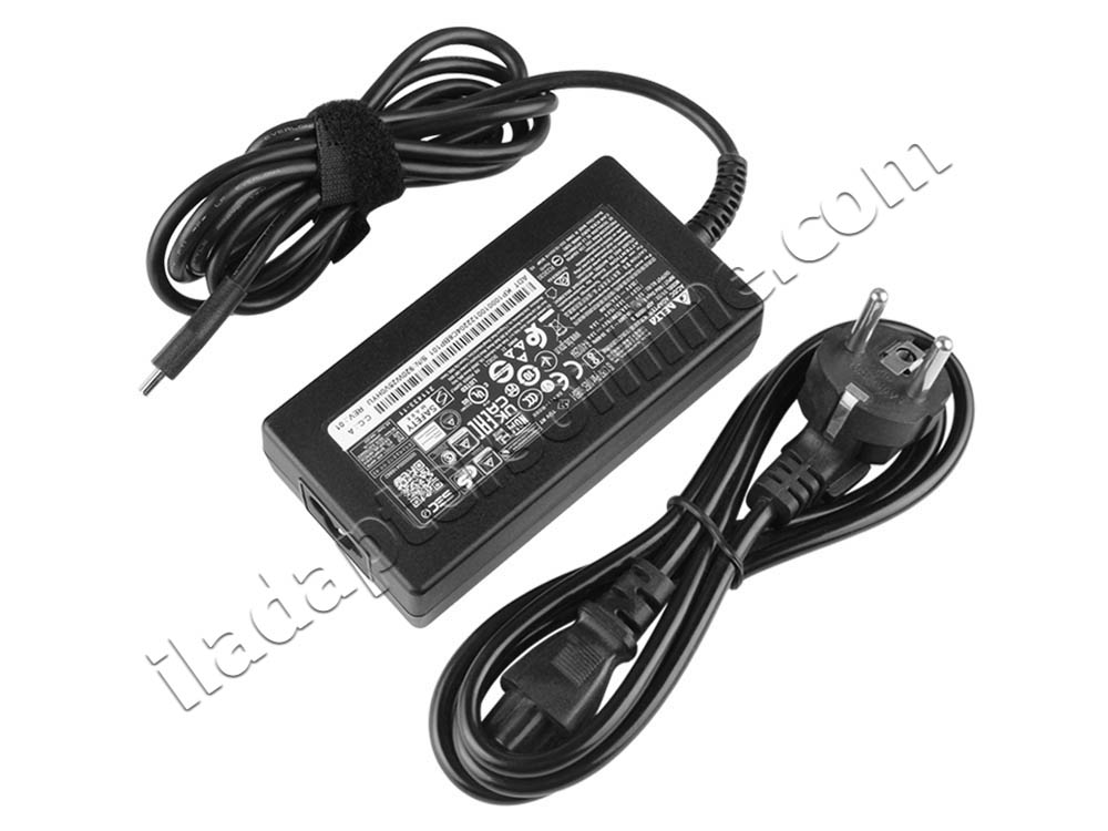 100W Type-C/USB-C Acer Aspire 7 A715-76G AC מתאם מטען + כבל חשמל