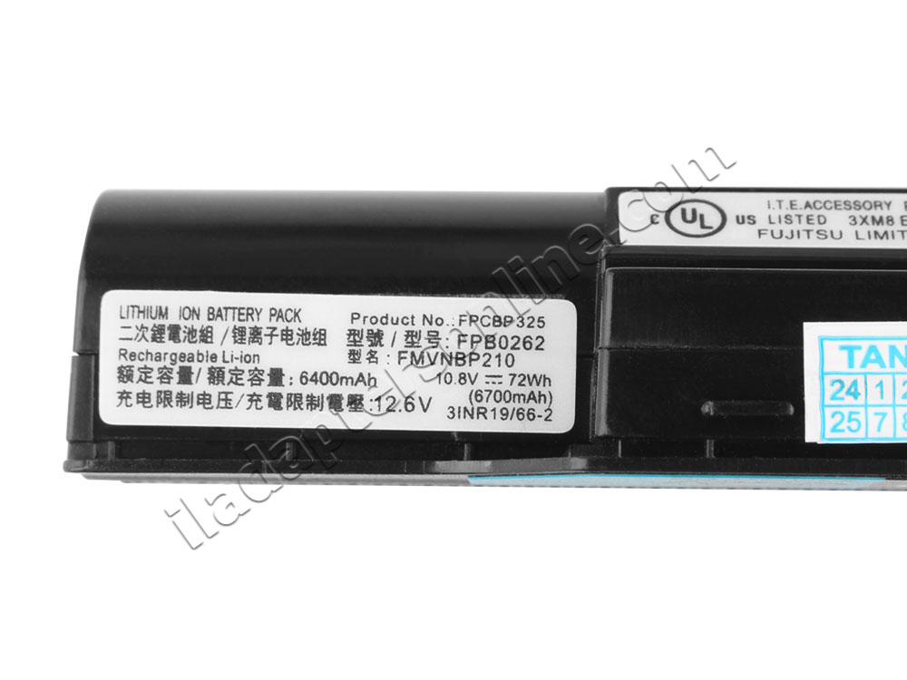 Fujitsu Celsius H730(WXU41DE) סוללה 5800mAh 63Wh 6 תאים