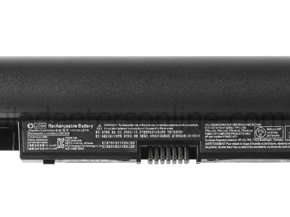 מקורי 2850mAh 41.6Wh סוללה HP 15-bs100nj 15-bs129nj