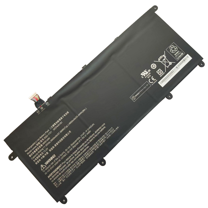 סוללהפנימית למחשב נייד Haier Rui X5 BC-MB1485UD11A-191 3.05 4940mAh 57.06Wh 3-תאים