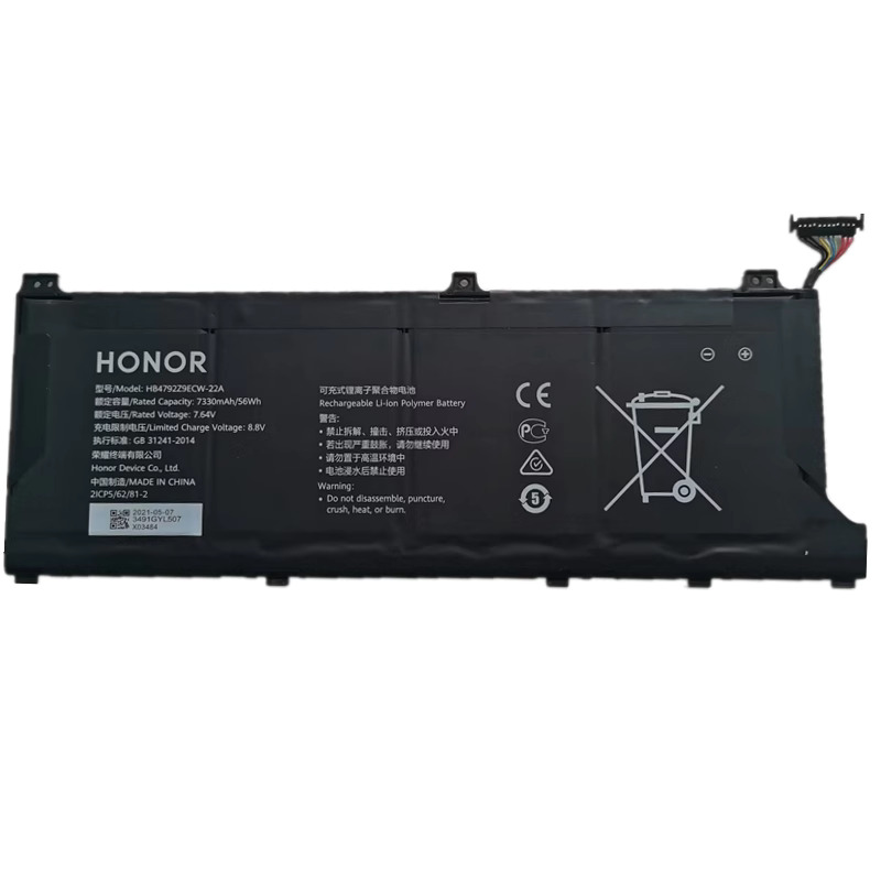 מקורית Honor HB4792Z9ECW-22A סוללה 7330mAh 56Wh