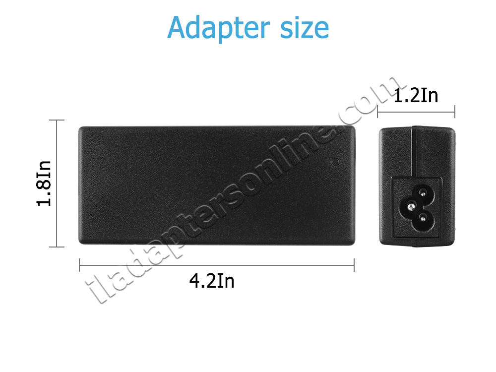 65W AOC E2343Fi Monitor מתאם מטען + כבל חשמל