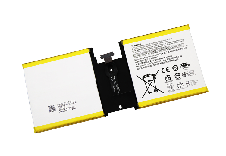 מקורי Microsoft G16QA043H סוללה 3411mAh 26.12Wh 2-תאים