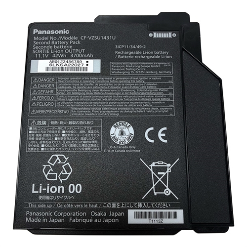 מקורית Panasonic CF-31J CF-31K CF-31M סוללה 3900mAh 42Wh 3 תאים