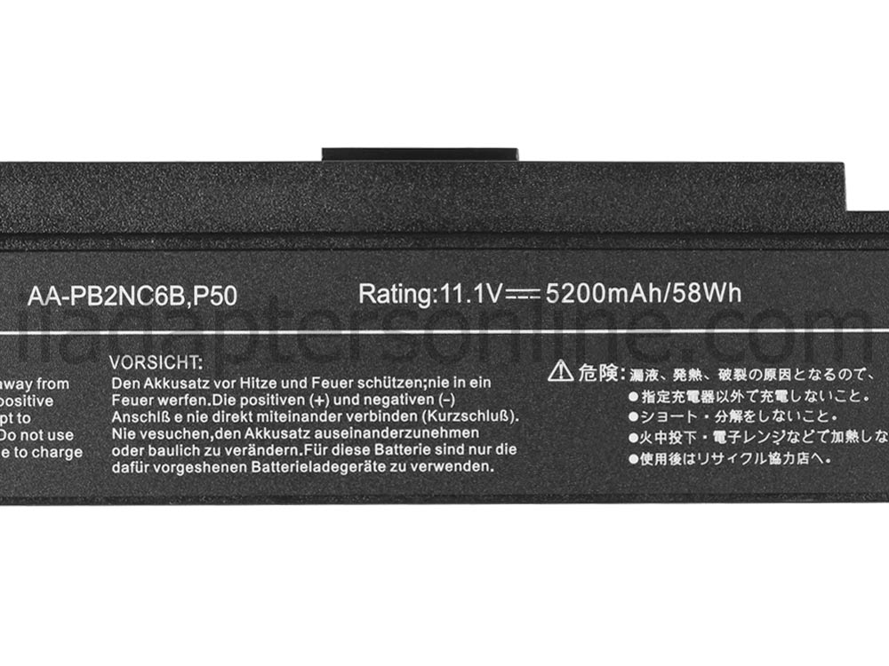 מקורי 5200mAh 58Wh סוללה Samsung 300E4A-S03