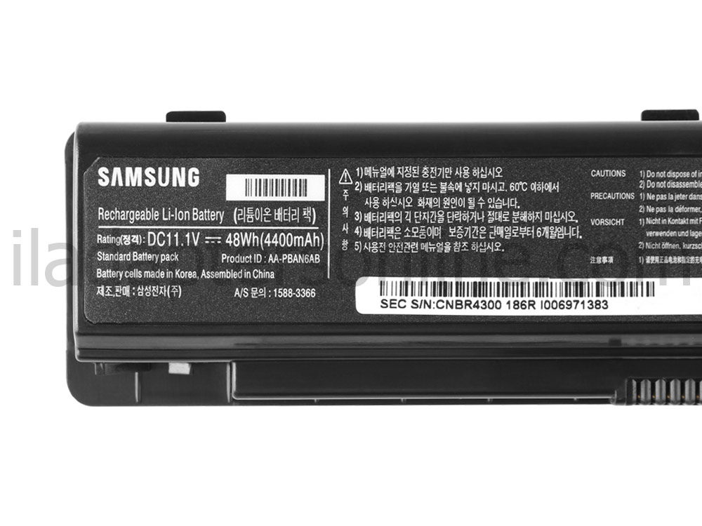 מקורי 4400mAh 48Wh 6-מקורי Samsung 400B4B