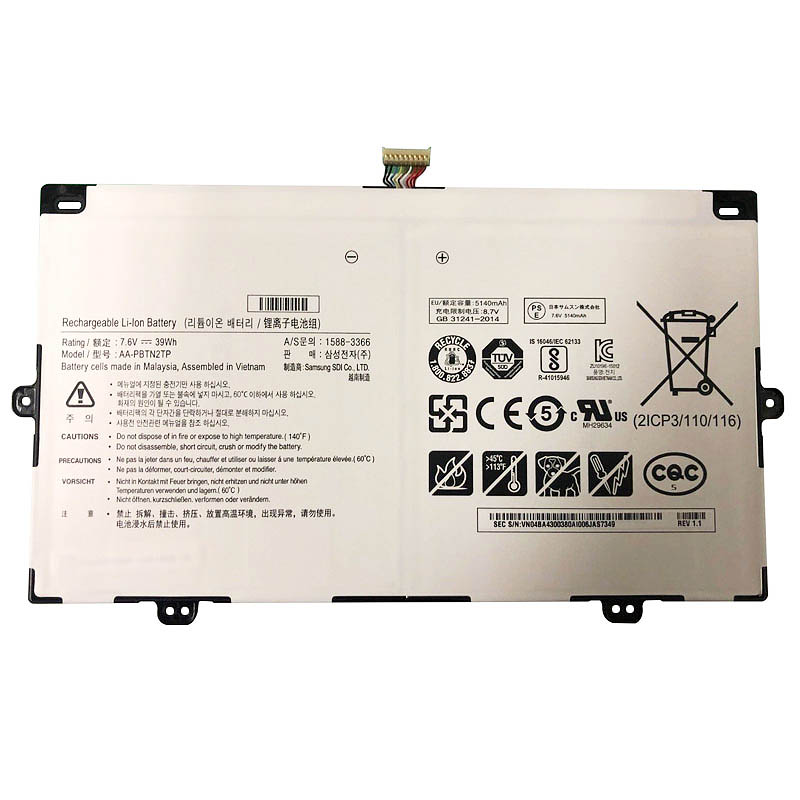 מקורי 5140mAh 39Wh סוללה Samsung AA-PBTN2TP