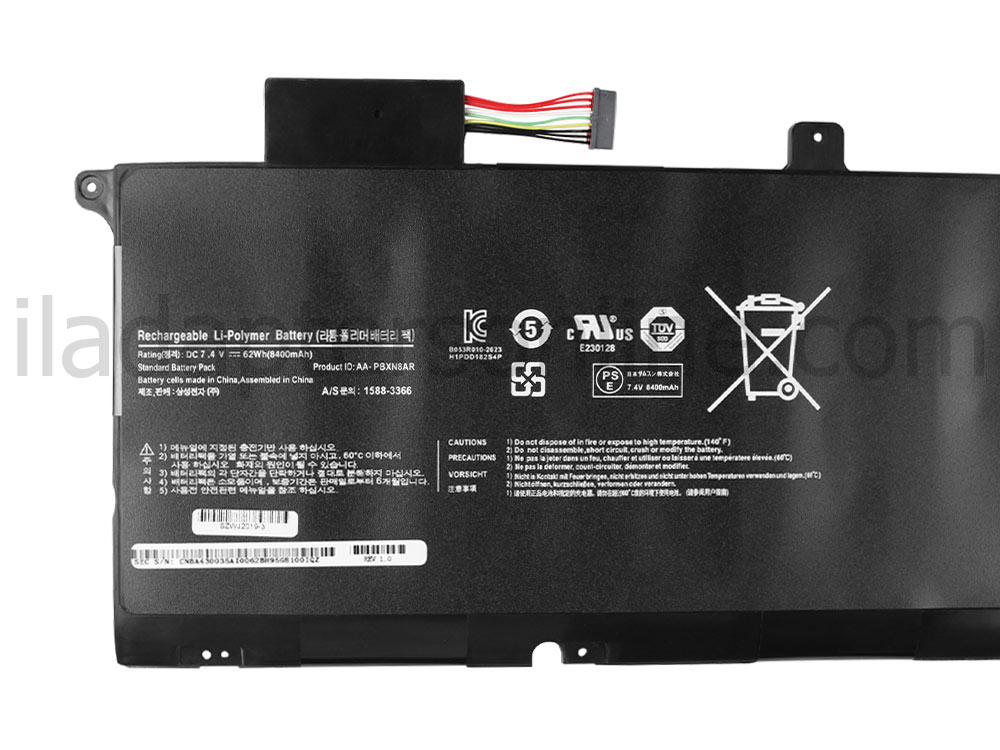 Samsung NP900X4B-A01DE NP900X4B-A02CN סוללה 8400mAh 62Wh