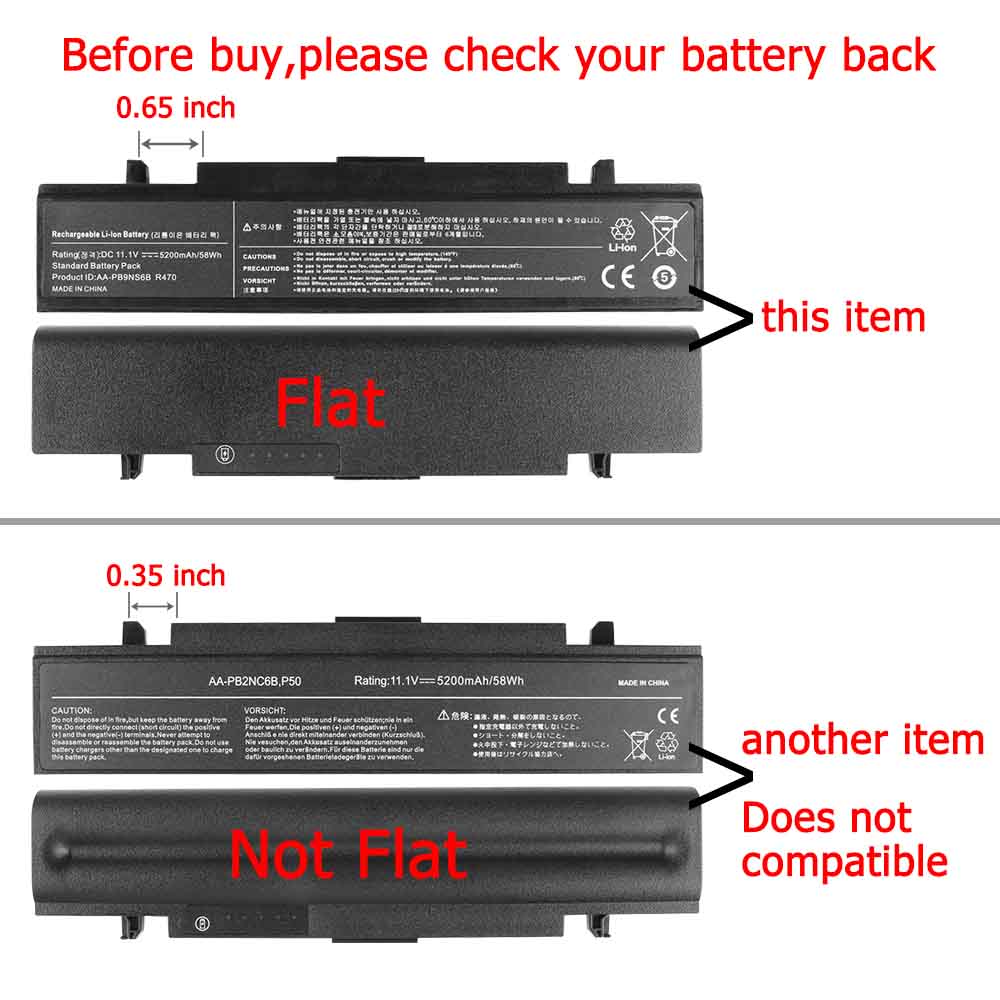 6 תא 5200mAh סוללה Samsung 350V5C 350V5C-A01 350V5C-A02