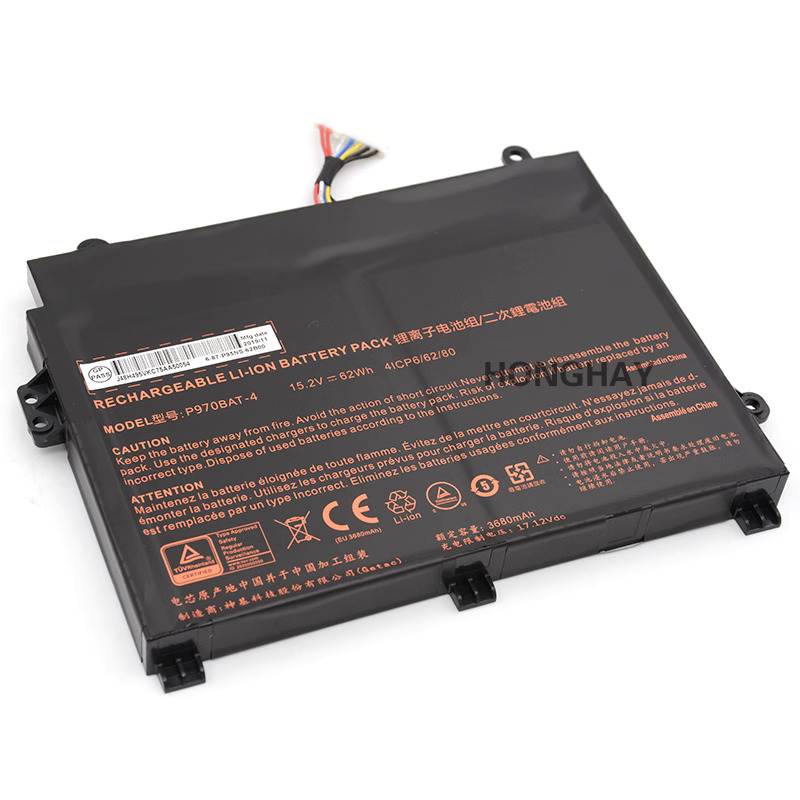 מקורי 3680mAh 62Wh Mifcom SG7 i7-RTX 2060(P970RD) סוללה