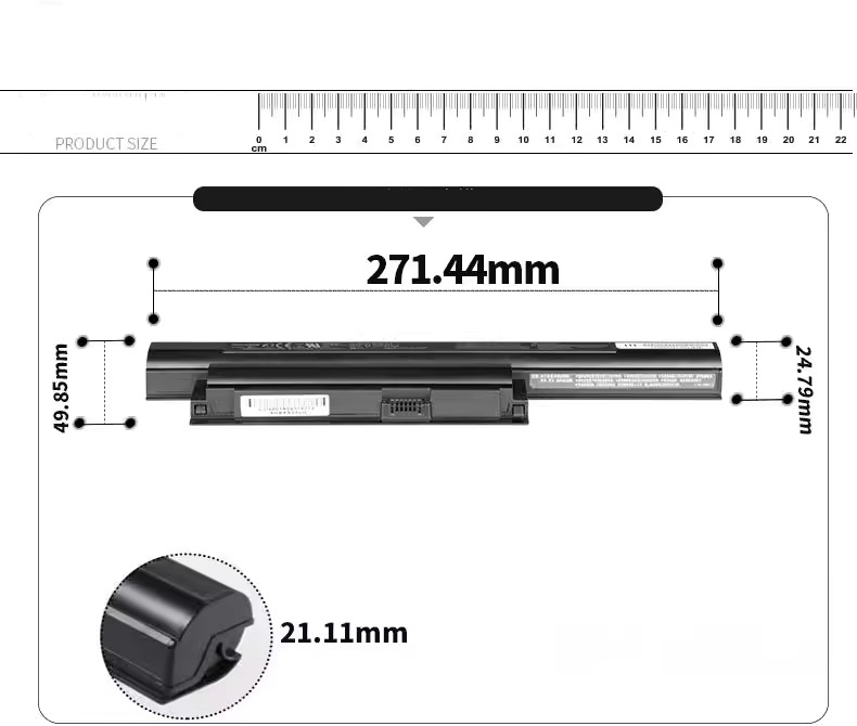 Sony Vaio PCG-61211M PCG-61211T סוללה 4400mAh 48Wh