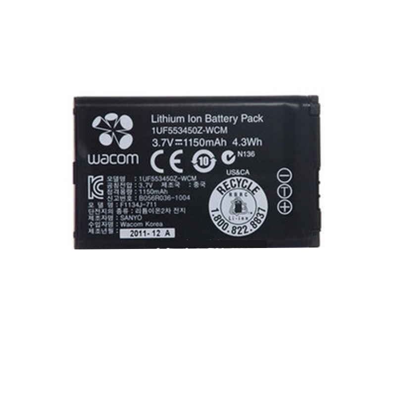 מקורי Wacom CTH-470K-ES Wacom PTH-650-XX סוללה 1150mAh 4.3Wh 1-תאים