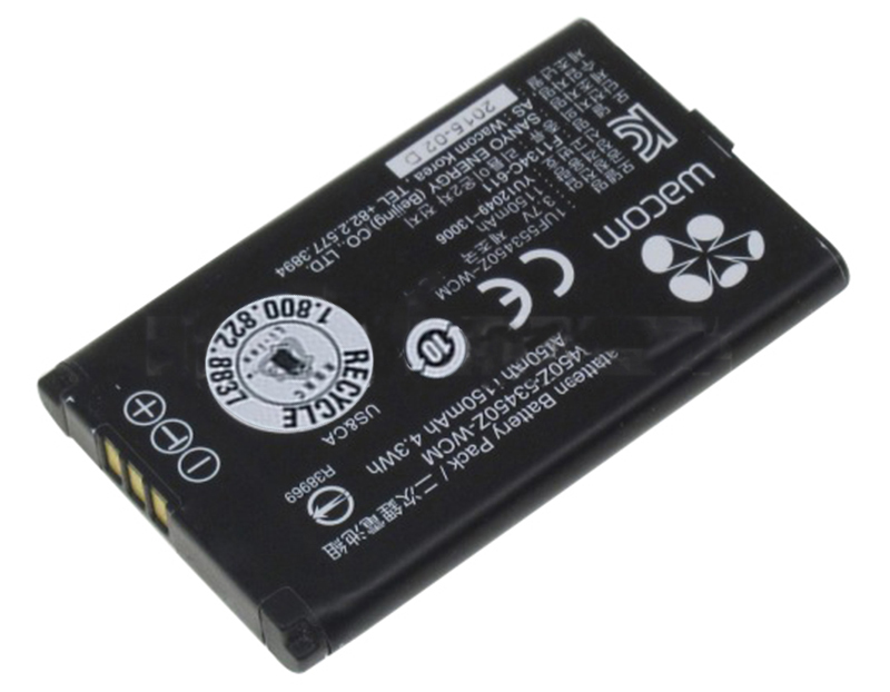 מקורי Wacom CTH-470K-ES Wacom PTH-650-XX סוללה 1150mAh 4.3Wh 1-תאים