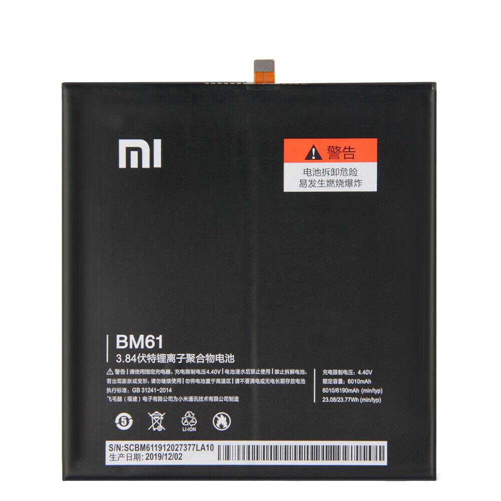 מקורי 6010mAh 23.08Wh סוללה Xiaomi BM61